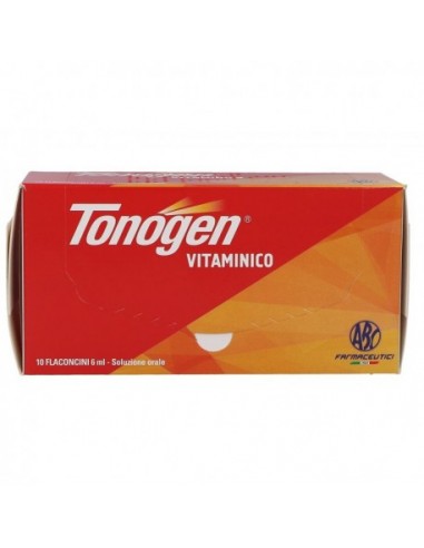 Tonogen Vitaminico*orale Soluz 10 Flaconcini 6 Ml