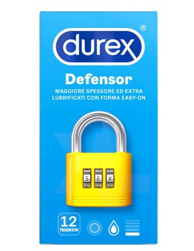 Profilattico Durex Defensor 12 Pezzi