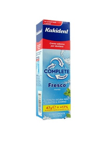 Kukident Complete Fresco Crema Adesiva Per Protesi Dentarie47 G