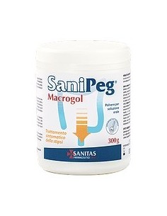 Sanipeg Macrogol Polvere Per Soluzione Orale Barattolo 300 G