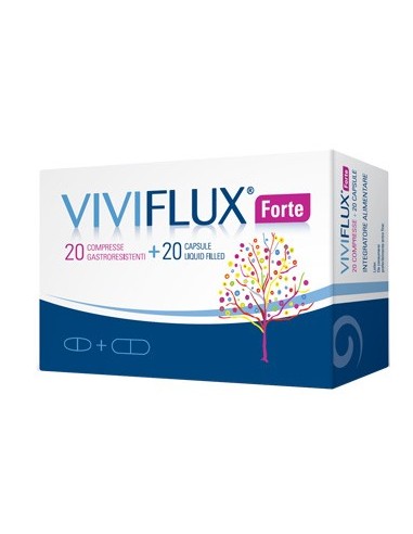 Viviflux Forte 20 Compresse Gastroresistenti + 20 Capsule Liquid Filler