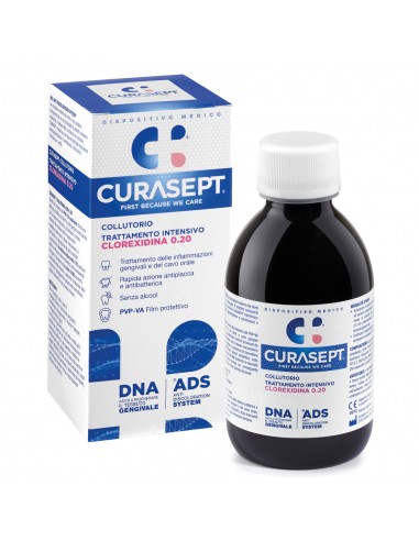 Curasept Collutorio 0,20 200 Ml Ads + Dna