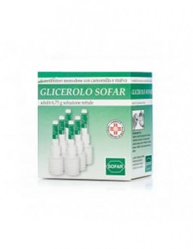 Glicerolo (sofar)*ad 6 Contenitori Monodose 6,75 G Soluz Rett Con Camomilla E Malva