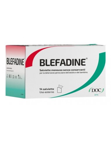 Blefadine 14 Salviette Monouso Per Detersione Perioculare