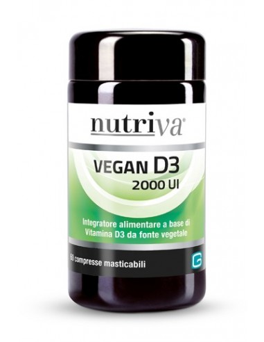 Nutriva Vegan D3 60 Compresse 2000 Ui