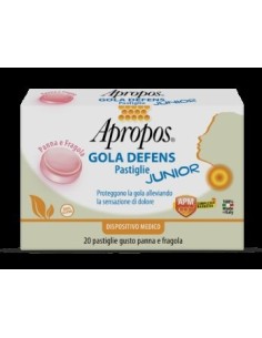 Apropos Gola Defens Pastiglie Junior Panna/fragola