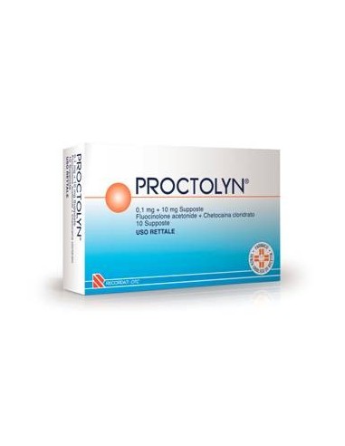 Proctolyn*10 Supp 0,1 Mg + 10 Mg