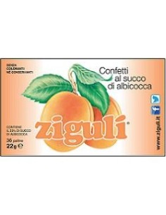 Ziguli Albicocca 36 Palline 22 G