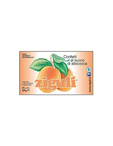 Ziguli Albicocca 36 Palline 22 G