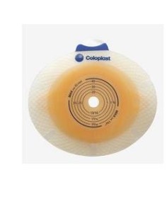 Placca Per Ileostomia E Colostomia Sistema A 2 Pezzi Sensuraclick Foro 10-55mm Flangia 60mm 5 Pezzi