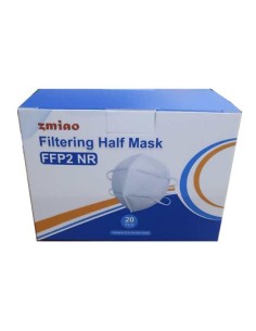 Mascherina Filtering Half Mask Filtrante Ffp2 Senza Valvolacon Elastici E Nasello In Alluminio 20 Pezzi