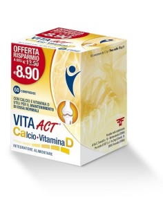 Vita Act Calcio + Vitamina D 60 Compresse