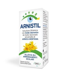 Arnistil Soluzione Oftalmica Acido Ialuronico 0,2% + Estratto Di Arnica Montana 0,1% Flacone 8 Ml