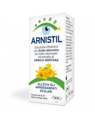 Arnistil Soluzione Oftalmica Acido Ialuronico 0,2% + Estratto Di Arnica Montana 0,1% Flacone 8 Ml