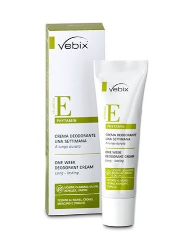 Vebix Phytamin Crema Deodorante 1 Settimana 25 Ml