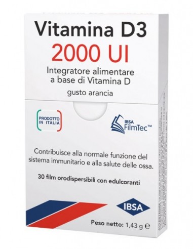 Vitamina D3 Ibsa 2000 Ui 30 Film Orali