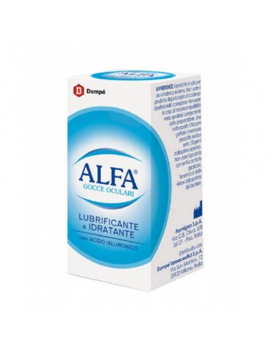 Collirio Alfa Lubrificante/idratante 10 Ml