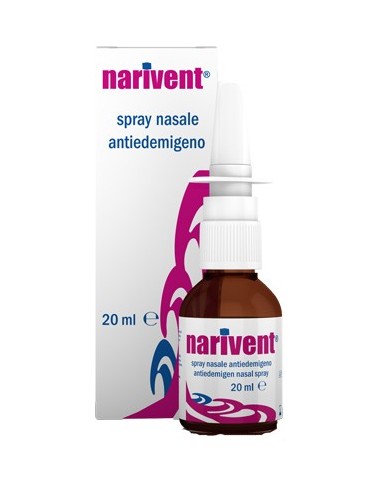 Spray Nasale Antiedemigeno Narivent Flacone 20 Ml