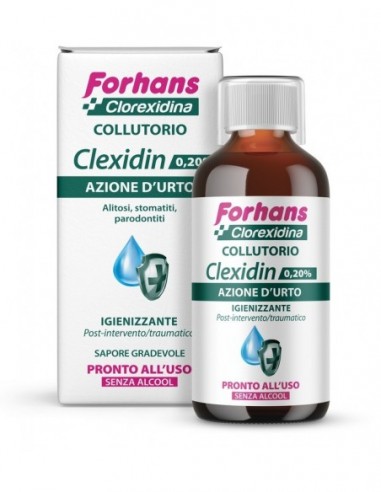 Forhans Clexidin 0,20 Senza Alcool 200 Ml