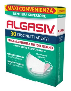 Algasiv Adesivo Per Protesi Dentaria Superiore 30 Pezzi