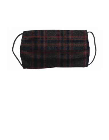 Mask Chirurgica Lavabile Quadri Rosso