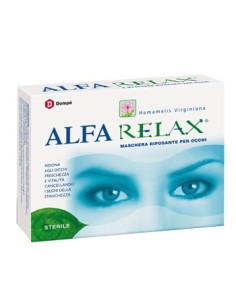 Alfarelax Maschera Riposante Occhi 6 Bustine X 7 Ml