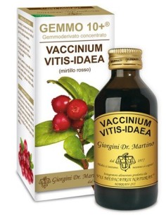 Gemmo 10+ Mirtillo Rosso Liquido Analcolico 100 Ml