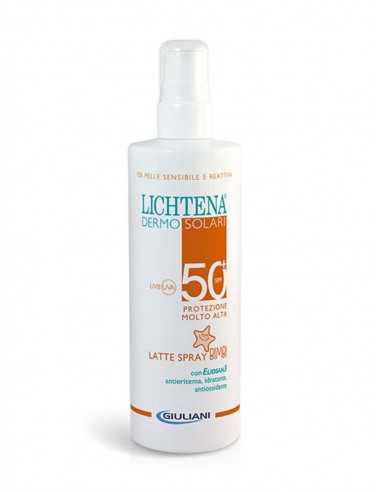 Lichtena Dermosol Latte Spray Spf 50+ Per Bambini 200 Ml