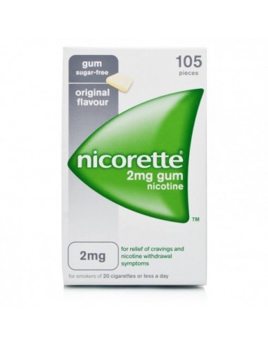 Nicorette*105 Gomme Mast 2 Mg