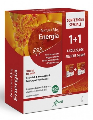 Natura Mix Advanced Energia 10 + 10 Flaconcini Confezione Speciale