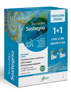 Natura Mix Advanced Sostegno 10 Flaconcini + 10 Flaconcini Confezione Speciale