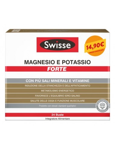 Swisse Magnesio Potassio Forte 24 Bustine