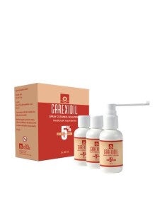 Carexidil*3 Flaconi Spray Soluz Cutanea 60 Ml 5%