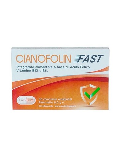 Cianofolin Fast 30 Compresse Orosolubili