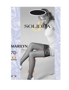 Marilyn 70 Sheer Calza Autoreggente Nero 2