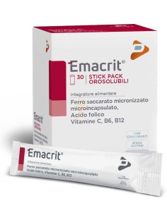 Emacrit Orosolubile 30 Stick Pack