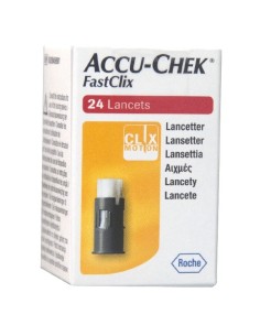 Lancette Pungidito Accu-chek Fastclix 24 Pezzi