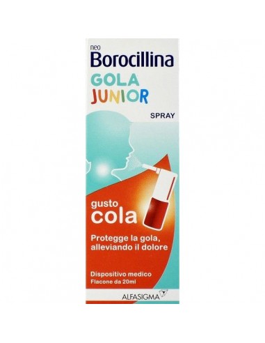 Neoborocillina Gola Junior Spray 20 Ml Cola