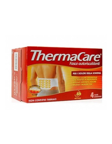 Fascia Autoriscaldante A Calore Terapeutico Thermacare Schiena 4 Pezzi