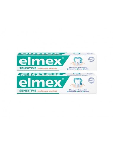 Elmex Sensitive Dentifricio Bitubo 2x75 Ml