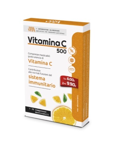 Sanavita Vitamina C Masticabile 30 Compresse