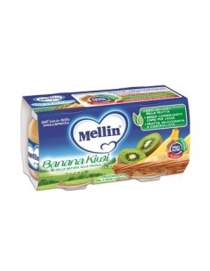Mellin Omogeneizzato Banana Kiwi 100 G 2 Pezzi