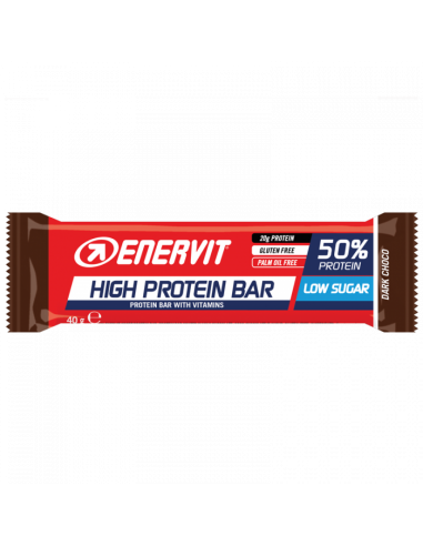 Enervit Sport Protein Bar 50% Barretta Dark Chocolate 40 G