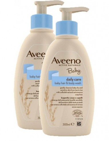 Aveeno Baby Bagnetto Testa Piedi 300 Ml Bundle