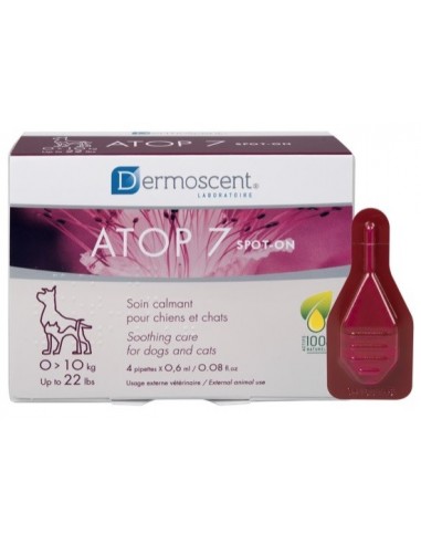 Atop 7 Spot-on Dogs&cats 10 Kg 4 Pipette X 0,6 Ml