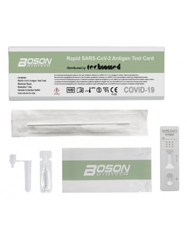 Test Antigenico Rapido Rapid Sars-cov-2 Antigen Boson Biotech Tampone+provetta+buffer Di Estrazione 1 Pezzo