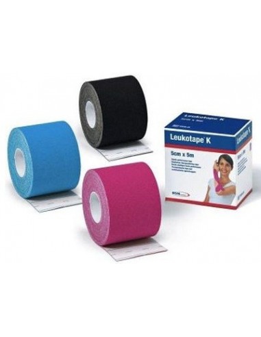 Benda Adesiva Leukotape K Per Taping Fisioterapico Larghezza5 Cm Lunghezza 5 M Colore Rosa In Rotolo