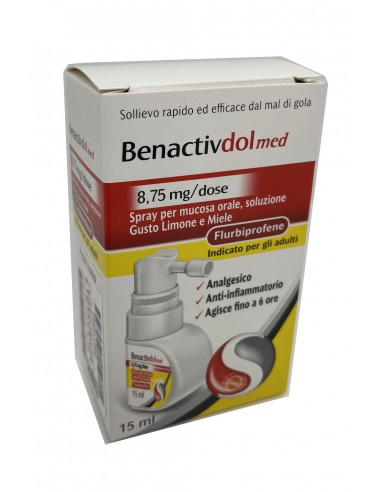 Benactivdolmed*spray Mucosa Orale 15 Ml 8,75 Mg/dose