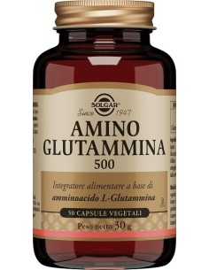 Amino Glutammina 500 50 Capsule Vegetali