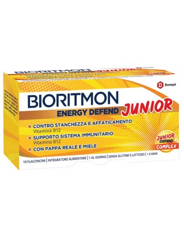 Bioritmon Energy Defend Junior 10 Flaconcini 10 Ml